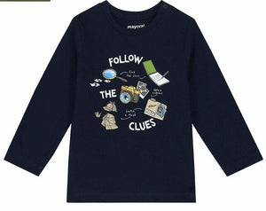 Copia de Camisetas "Follow the Clues" azul