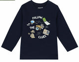 Copia de Camisetas "Follow the Clues" azul