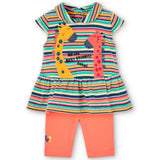 Conjunto blusa y leggings "Jirafitas"