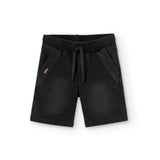 Bermuda Felpa Denim Negro