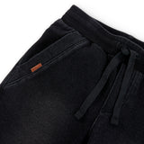 Bermuda Felpa Denim Negro
