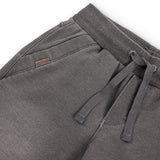 Bermuda Felpa Denim Gris